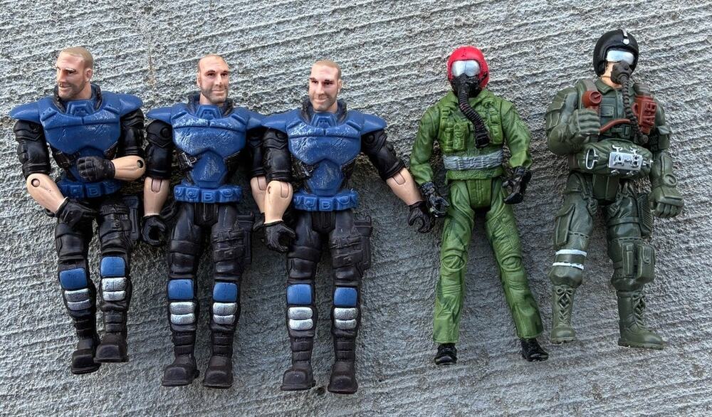 Gi Joe Lanard The Corps Covert Commander Jurassic Park 3 Air Heli-Sabre Chap Mei